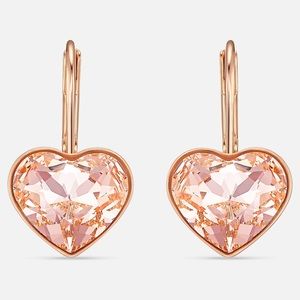 Swarovski Bella Heart Pierced Earrings